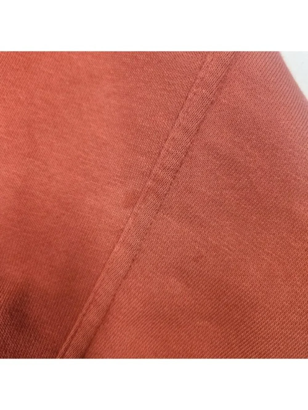 Nike Womens XL Burnt‎ Orange Crewneck Sweatshirt Leopard Print Swoosh Logo